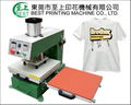 operated double location heat press machine 2