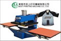 operated double location heat press