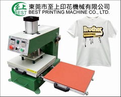 New-style air operated double location heat press