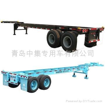 Gooseneck Container Chassis