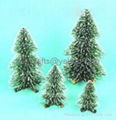 plastic decorative christmas tree different size 2