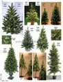 plastic decorative christmas tree different size 4