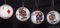 Nutcracker ball dangle ornament