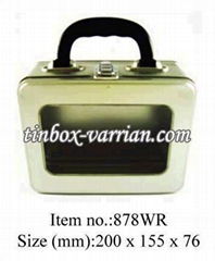 Carry Window Tinbox  - Silver