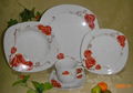 20pcs square dinner set 3