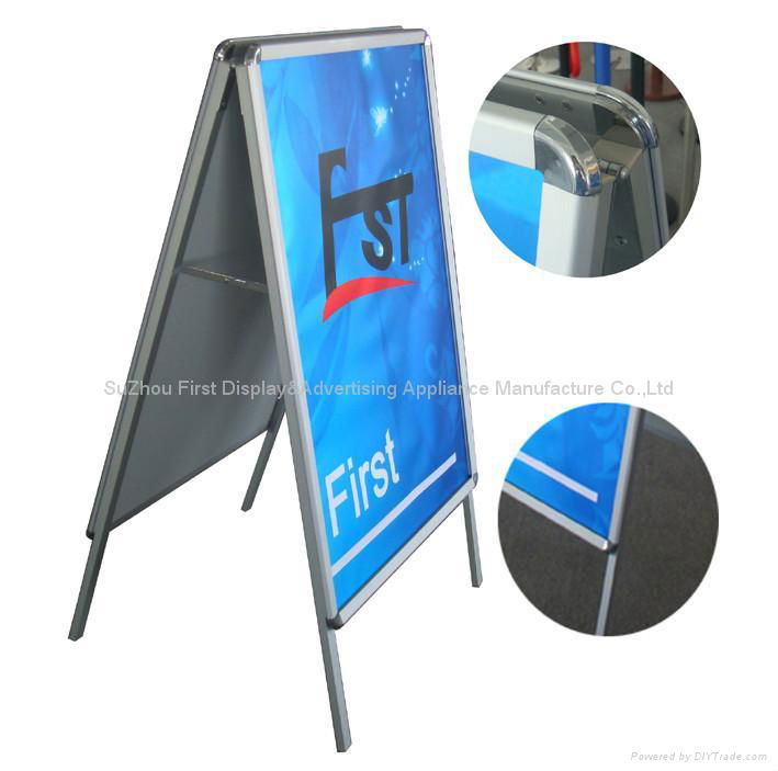 A stand/outdoor poster stand/A poster stand/