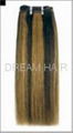 Remy human hair weave/bulk,hair  extensions  4