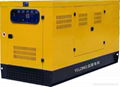 Silent diesel generator set