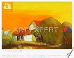 "FREE SAMPLE" Modern scenery oil  painting 