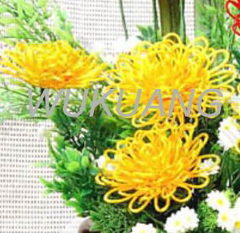 Color Tie Knitted Artificial Flowers-chrysanthemum 