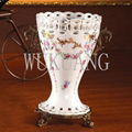 Porcelain with brass Home Decorations/collections - Vase/candy dish/bowl 4