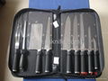 10pcs knife set with bag