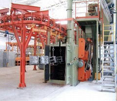 Piled and Released Type Shot Blasting Machine