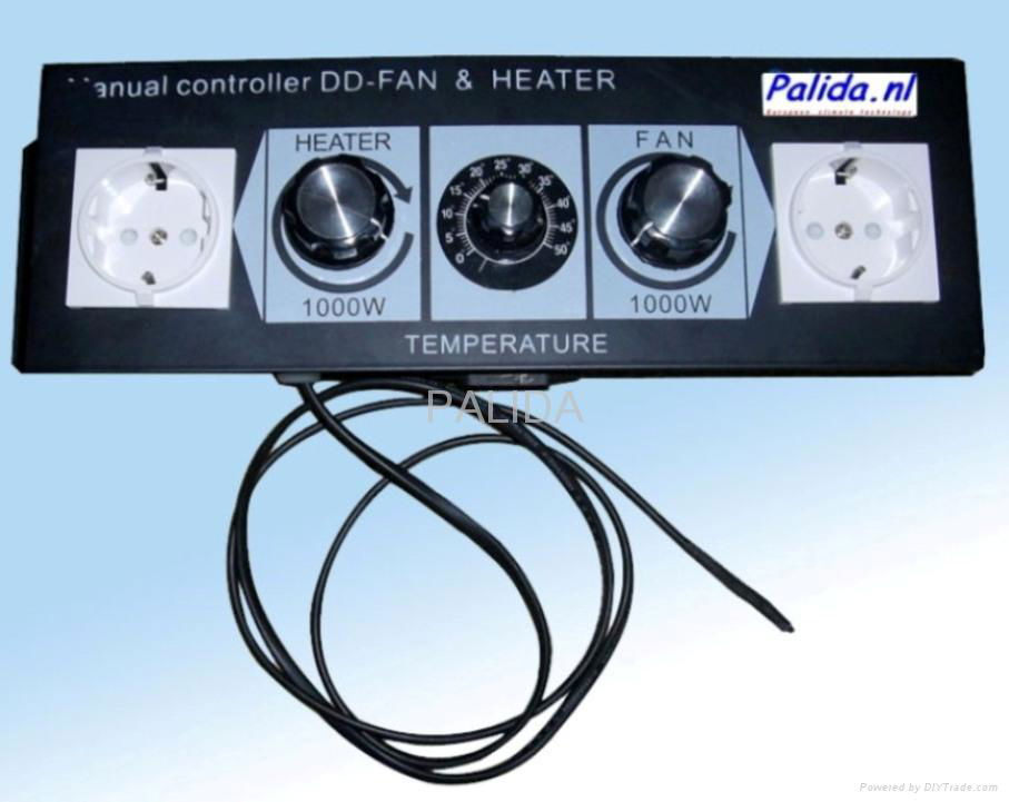 PALIDA FAN-HEATER CONTROLLER DD2000 - Fan-speed heater controller