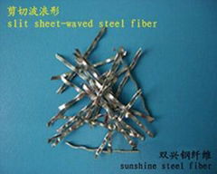 slit sheet-waved steel fiber