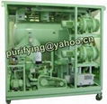 High vacuum oil purifier for refrigerant oil