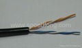 Telecommunication drop wire 2x2x0.5mm