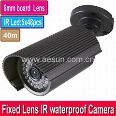 Fixed lens Waterproof  40m IR camera
