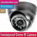 AEDM24 CCTV IR Vandalproof Dome