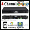 H.264 4ch Net Embedded Digital Video Recorder CCTV security Real time System DVR