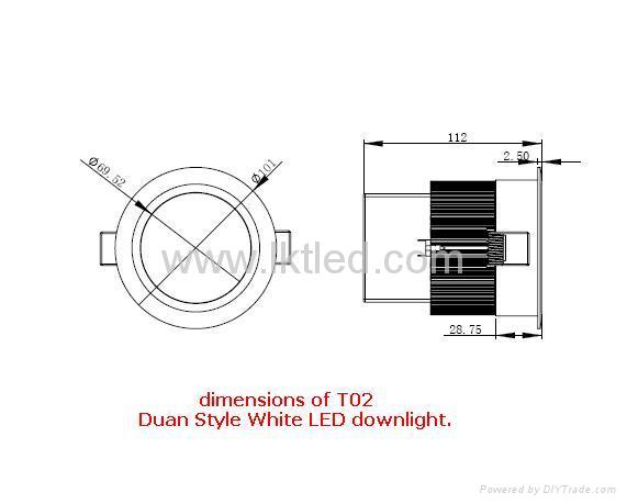 0 decay Led downlight 2