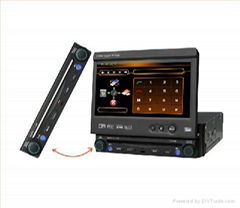 7" Touch Screen Car DVD Player Built in GPS and Bluetooth /IPOD ready Dual Zone,