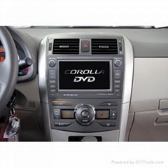 Car DVD Player with Bluetooth and built in GPS for Toyota Corolla