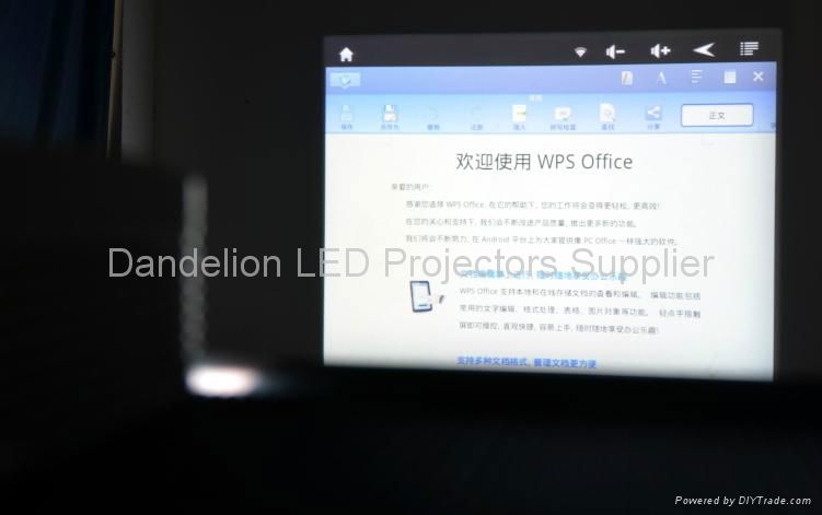 New 720p Android projector with WiFi function 5