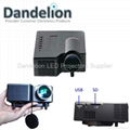 mini projector with USB,SD,AV port great for entertainment and games