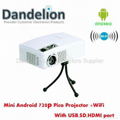 New 720p Android projector with WiFi function