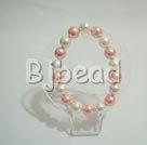 Handmade Double Color Seashell Beads Bracelet