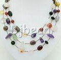 Handmade multi-stone necklace 1