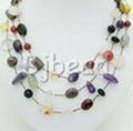 Handmade multi-stone necklace