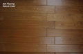 Ash brushed hardwood flooring Stained