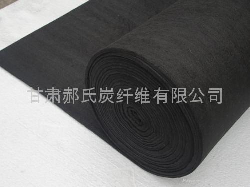 Rayon based carbon felt and graphite felt