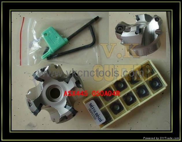 ASX445 Series 45Deg Face Mill For SEMT13T3 insert