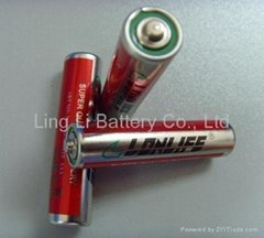 lonlife dry battery R03 (AAA)  with metal jacket 