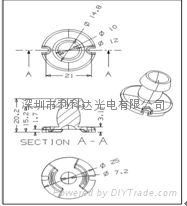 High power LED bulb LENS 2