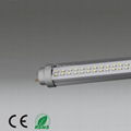 transparent lens t8 led tube 60cm milky cover 1