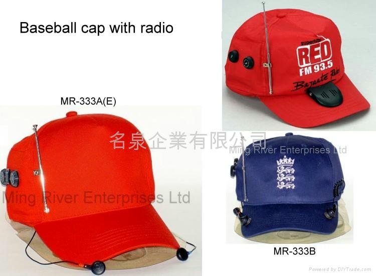 R-333 Baseball cap radio