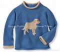 cashmere sweater,Dog Intarsia Cashmere