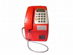 Plastic VoIP coin payphone support many countries coin