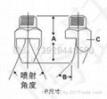 窄角扇形噴嘴 4