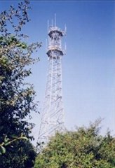 microwave communication tower
