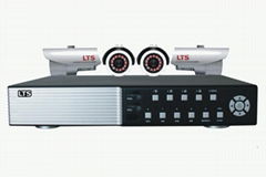 4-Channel H.264 Network DVR with 4 CCD Cameras Kit