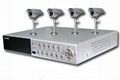 4-Channel MPEG4  Network DVR with 4 CCD