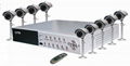 9-Channel MPEG4 Network DVR with 9 CCD