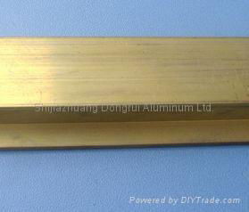 aluminum profile for straiting golden
