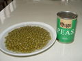 canned green peas