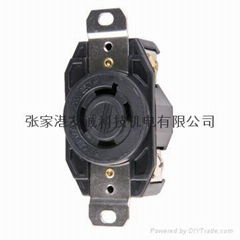 NAMA locking plug and receptacle